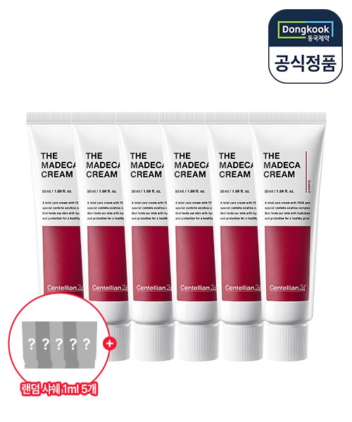[동국제약] 센텔리안24 더 마데카크림 시즌6 600% 단독구성 (50ml 6개+랜덤1ml 샘플 5개)